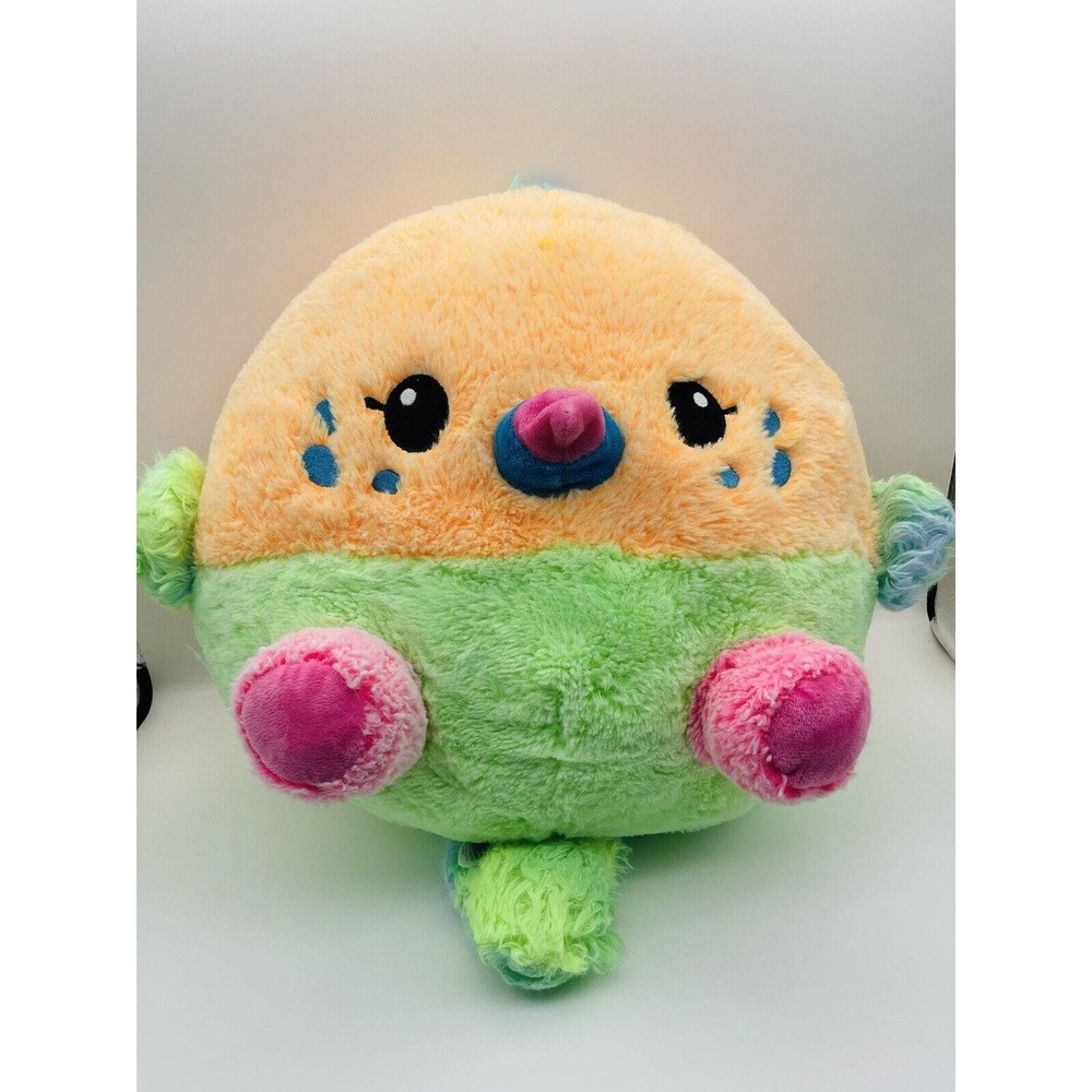 Fiesta Plush Pillow Gumballs Cutie Beans Peili Parakeet Stuffed Neon Sherbet